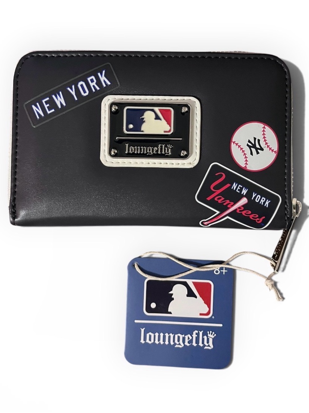 New York Yankees Loungefly Patches Zip-Around Wallet